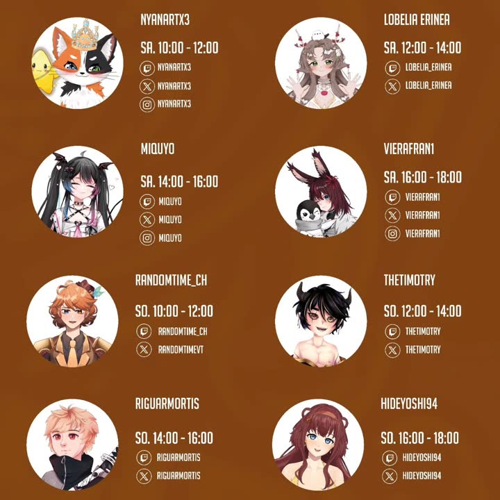 Cillerian × VTuber Lineup