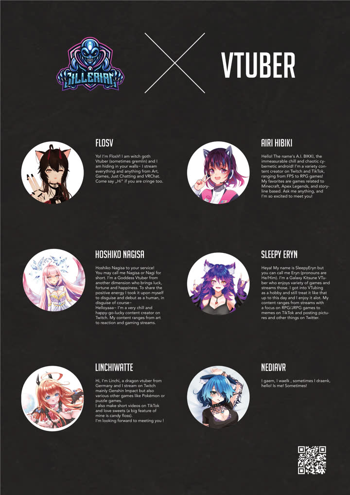 Cillerian × VTuber Lineup