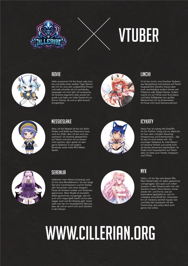 Cillerian × VTuber Lineup