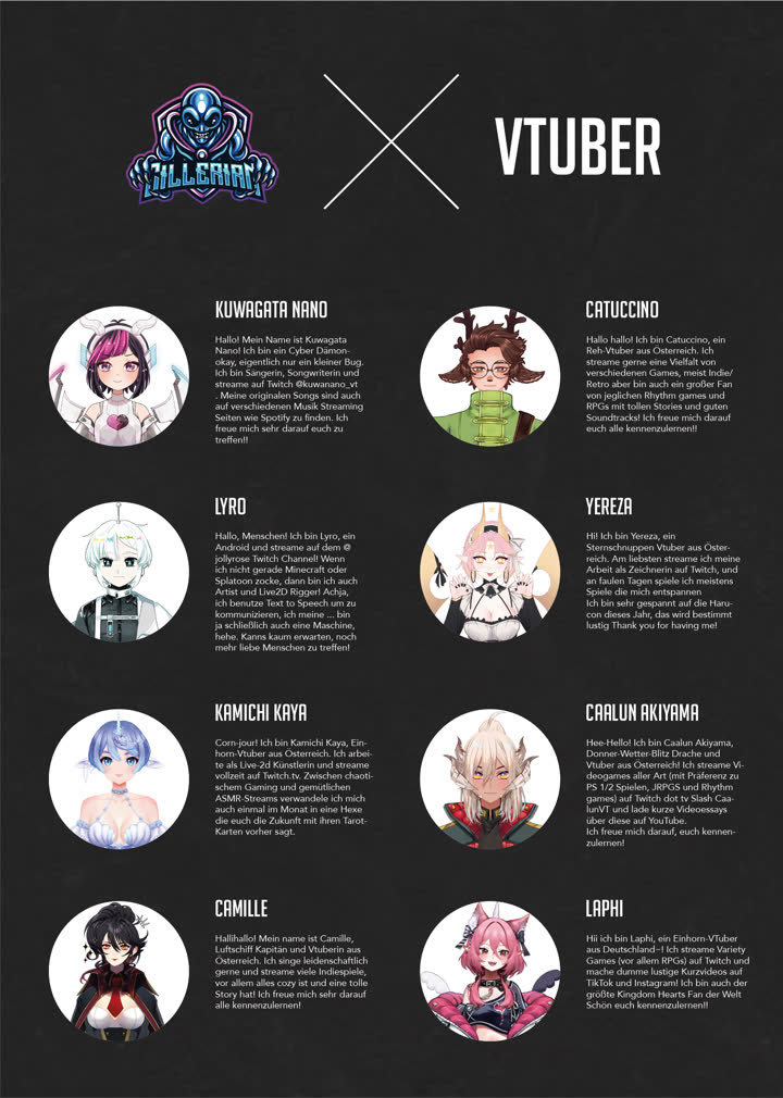 Cillerian × VTuber Lineup
